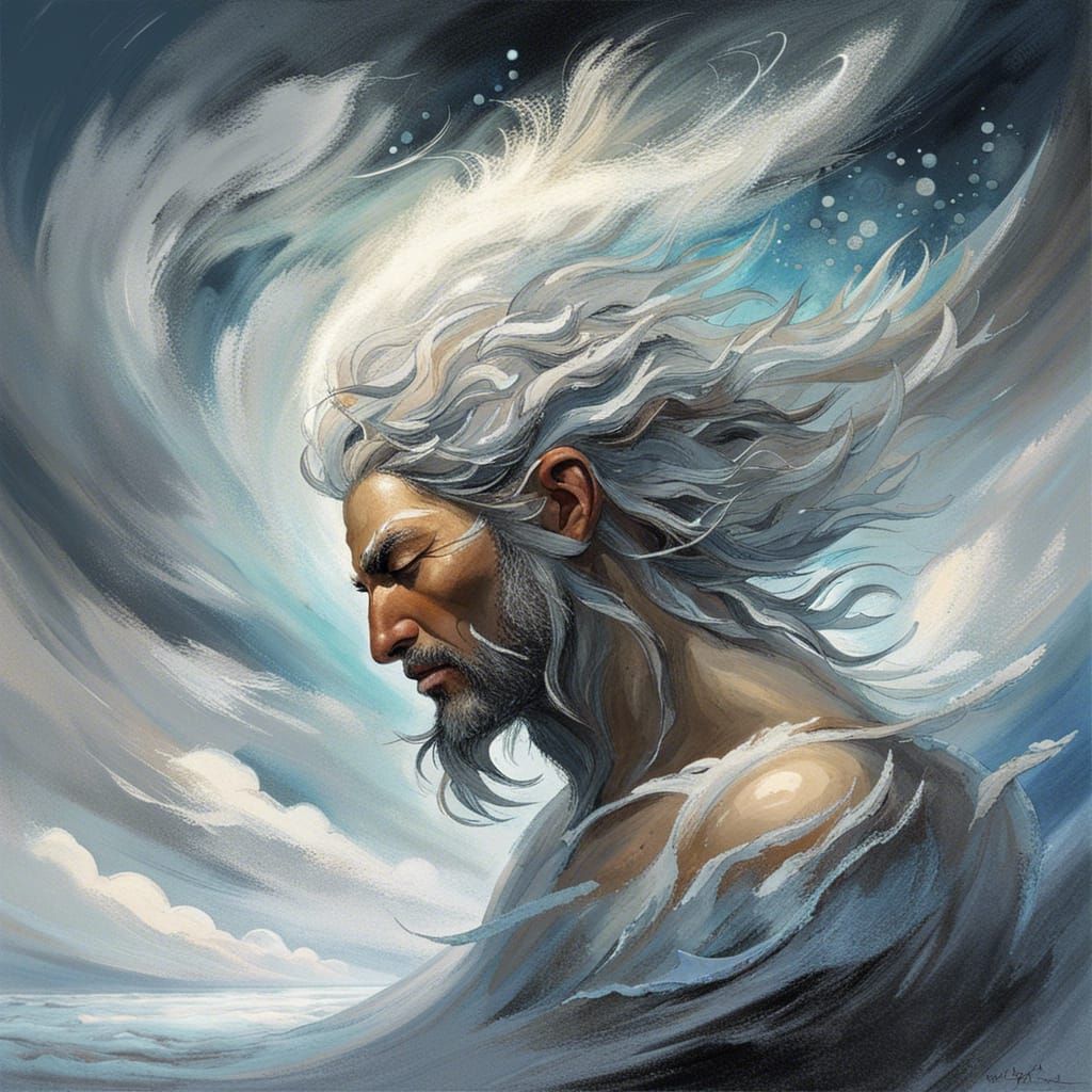 Boreas, God of the North Wind