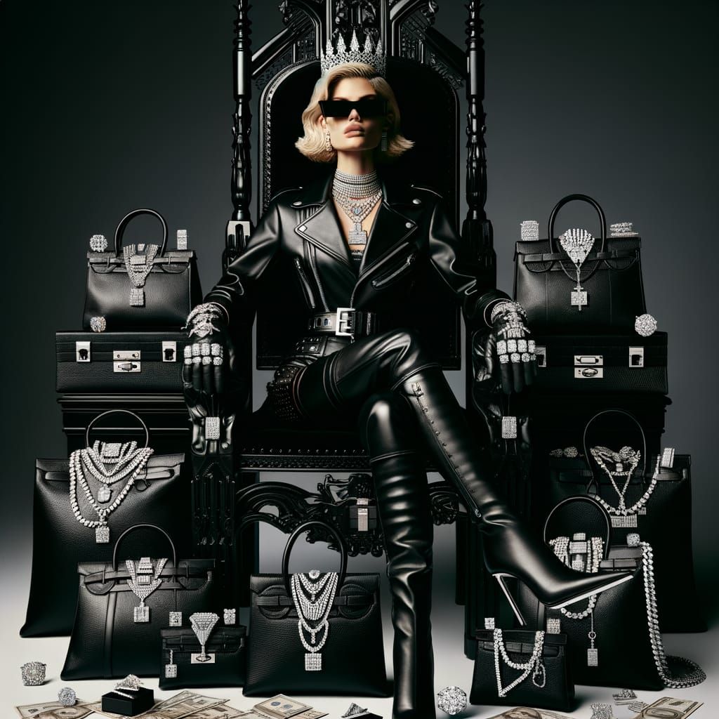 Leather Queen of Thieves on Her Throne