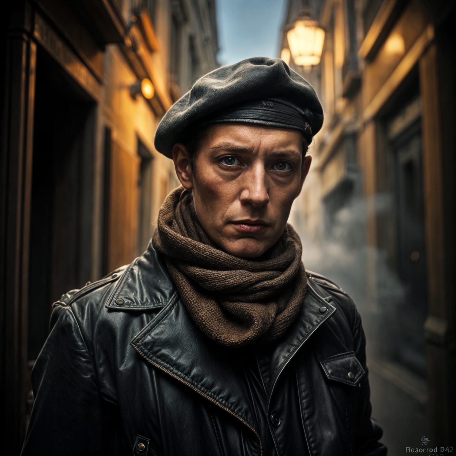 WWII French Resistance Fighters in 1942 Portrait