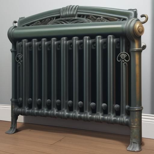Elegant Art Nouveau Radiator Design