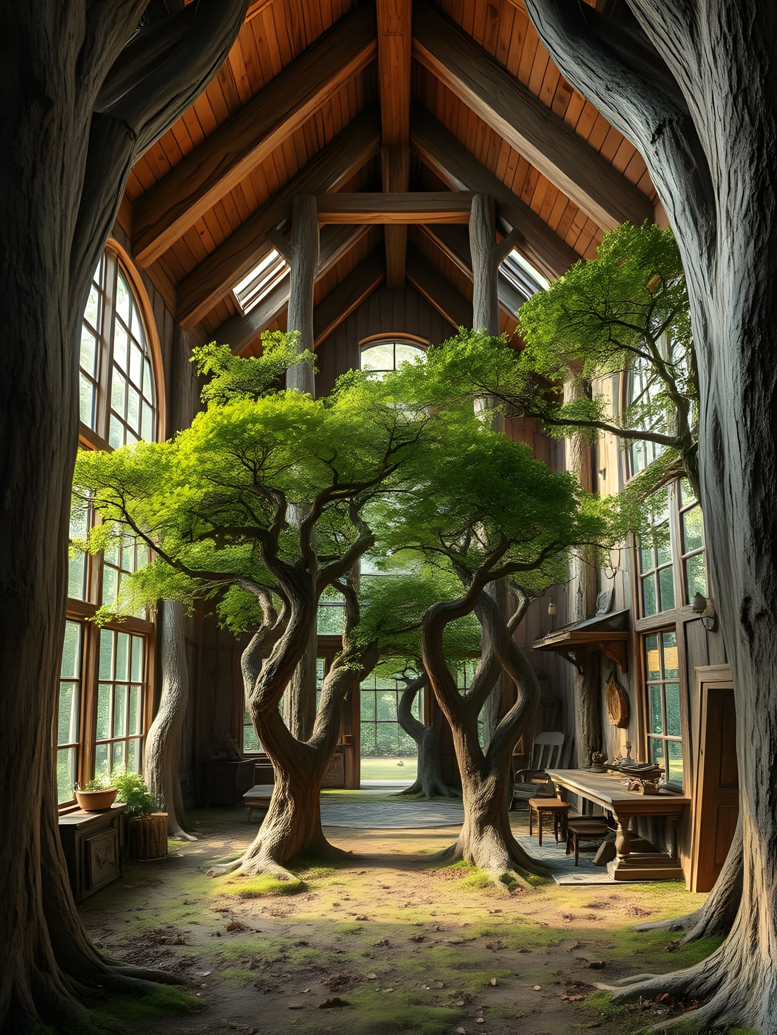 Whimsical Indoor Forest Unveiled