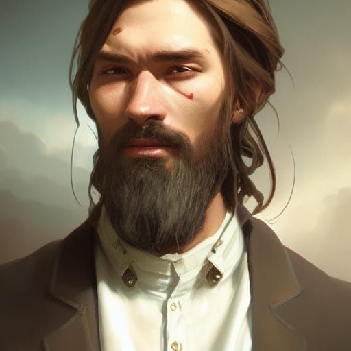 Hyperdetailed Portrait in Dynamic Lighting