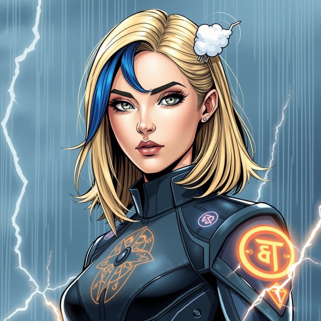 French Meteorologist Wields Storm Power in Futuristic Suit