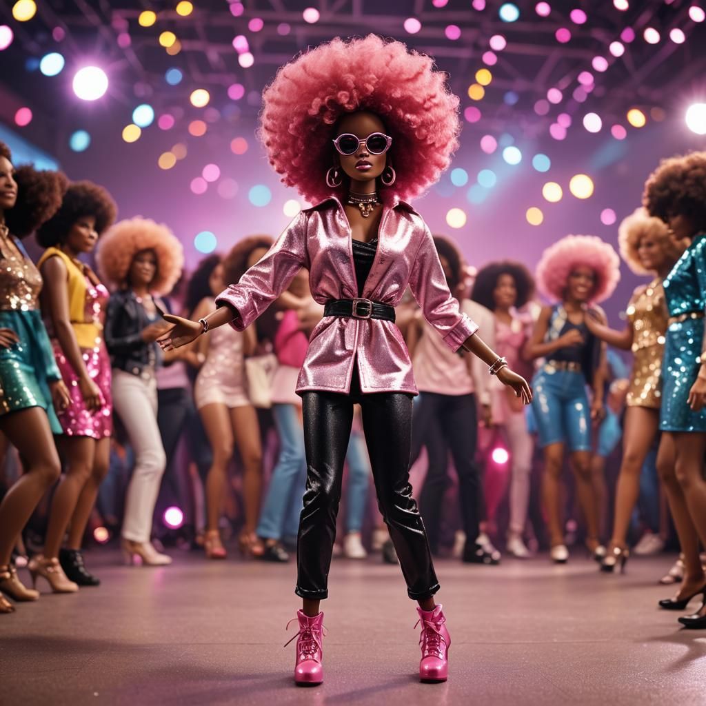 soul train Barbie doll