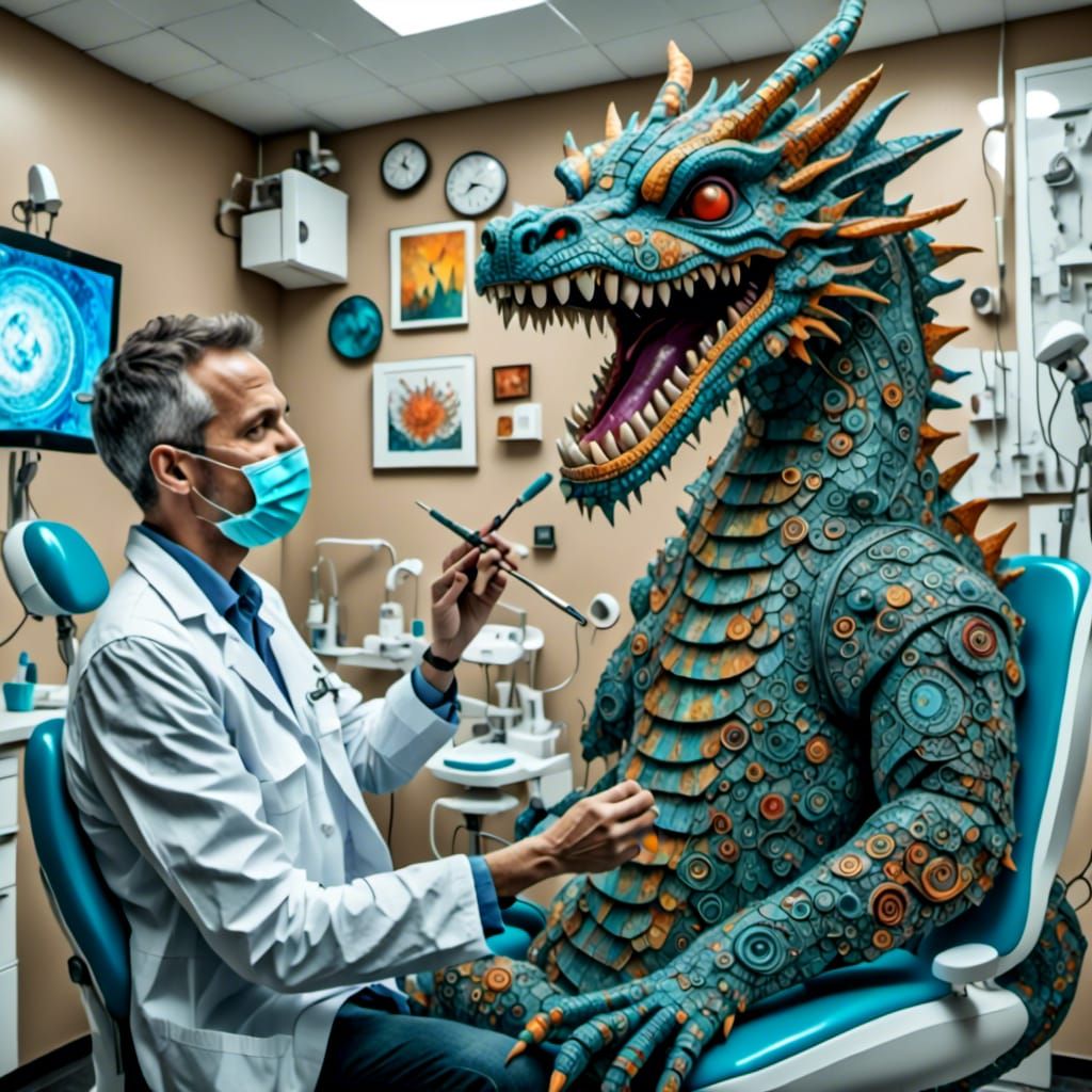 Dragon Dentist. Who is more scared?
