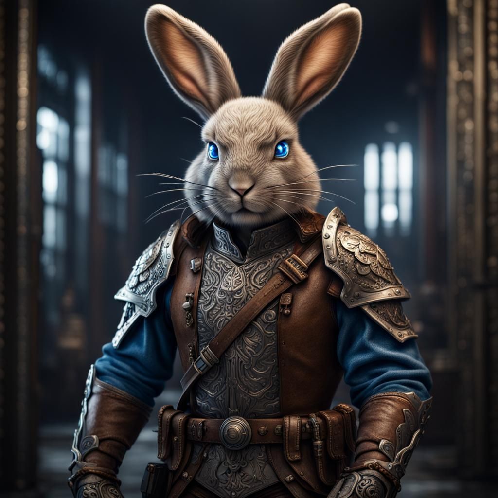 Bunny-Person Artificer and Steel Defender