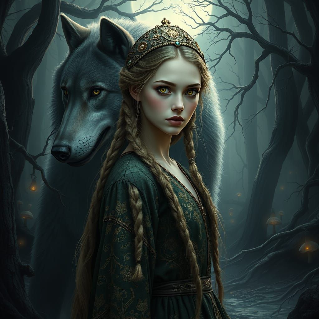 Ethereal Beauty in Hauntingly Expressive Portrait