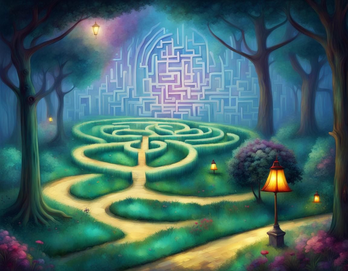 Garden Labyrinth Inspired by Alexander Jansson