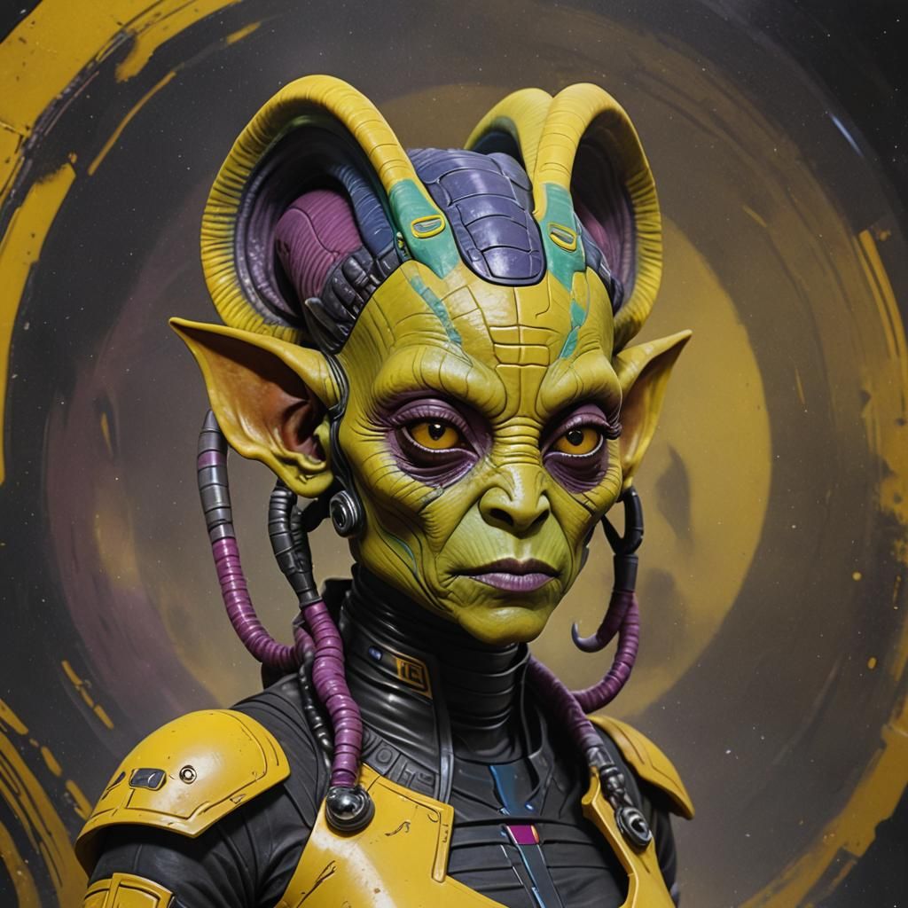 Hyperrealistic Alien Hybrid Mashup Concept Art