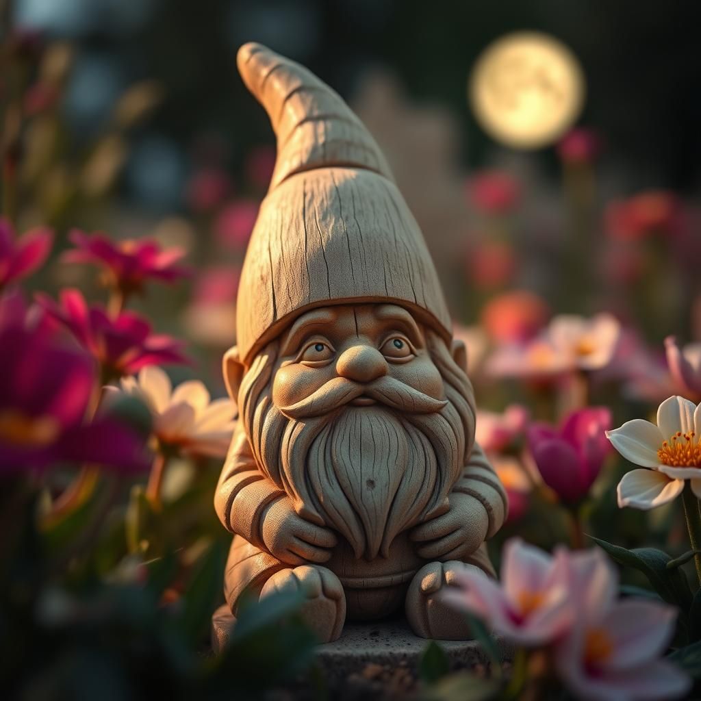 chibi wooden gnome