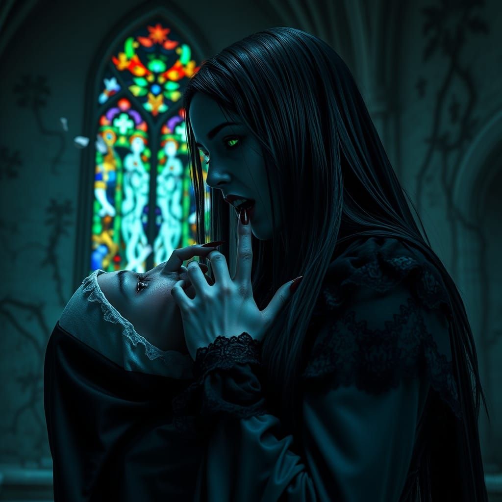 Ethereal Vampire Unveils Dark Gothic Splendor