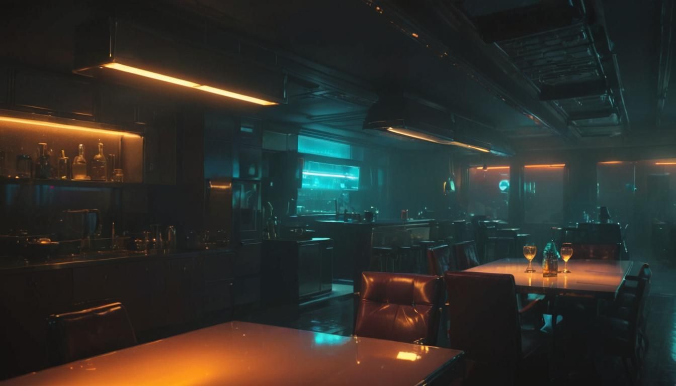 Blade Runner Art Deco Revival in Cyberpunk Style