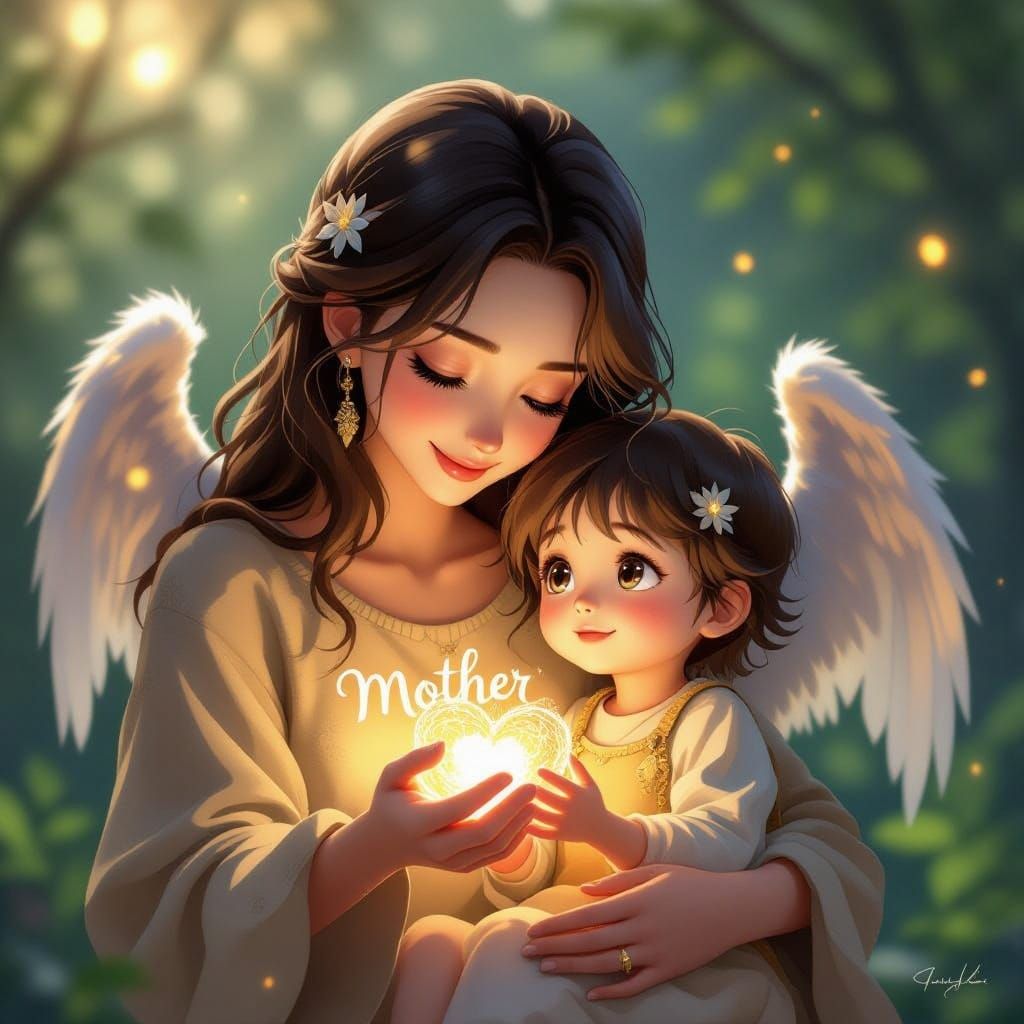 Motherhood: Source of Life and Love in 3D Anime Art