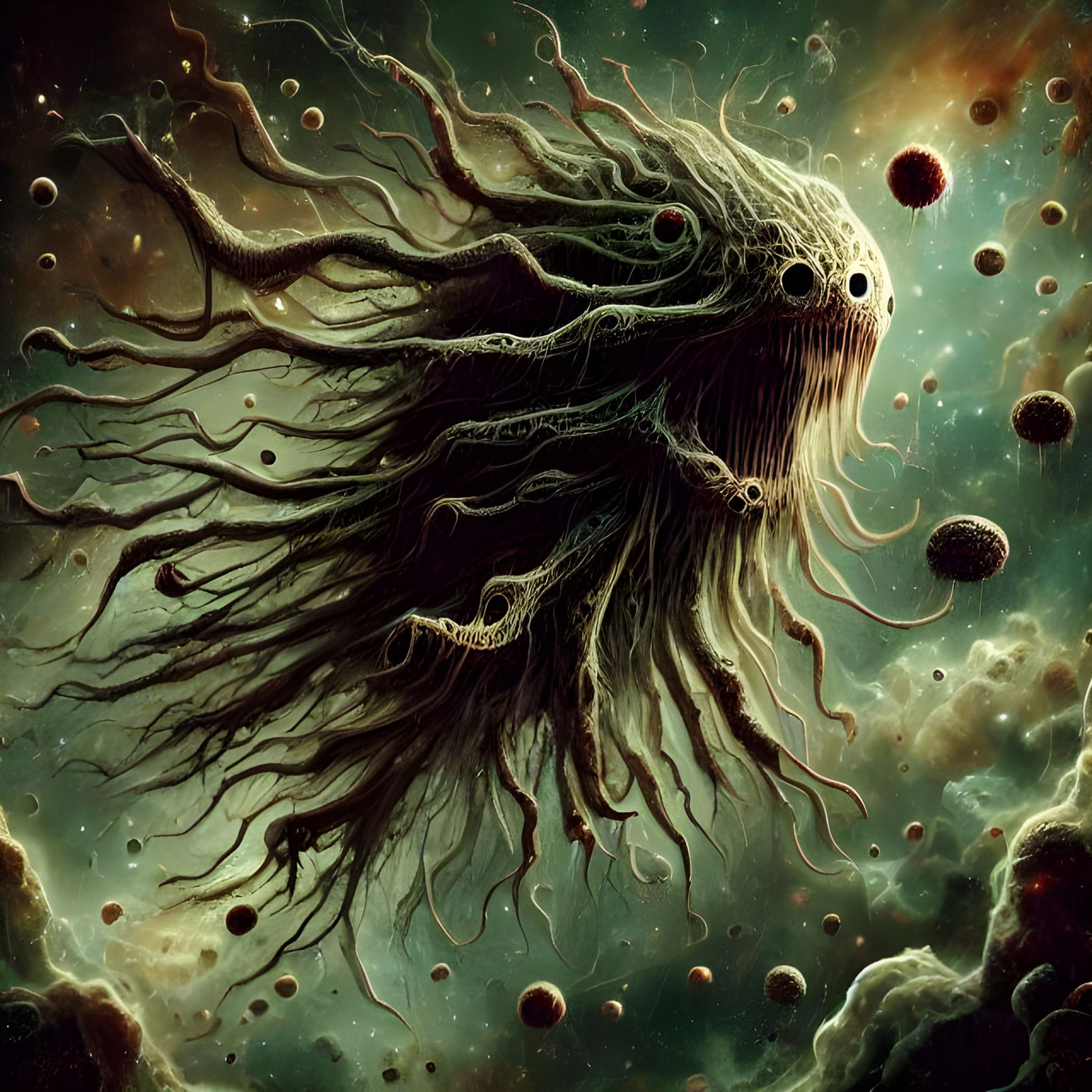 Demonic Entity Eats Planet Orbiting Quasar