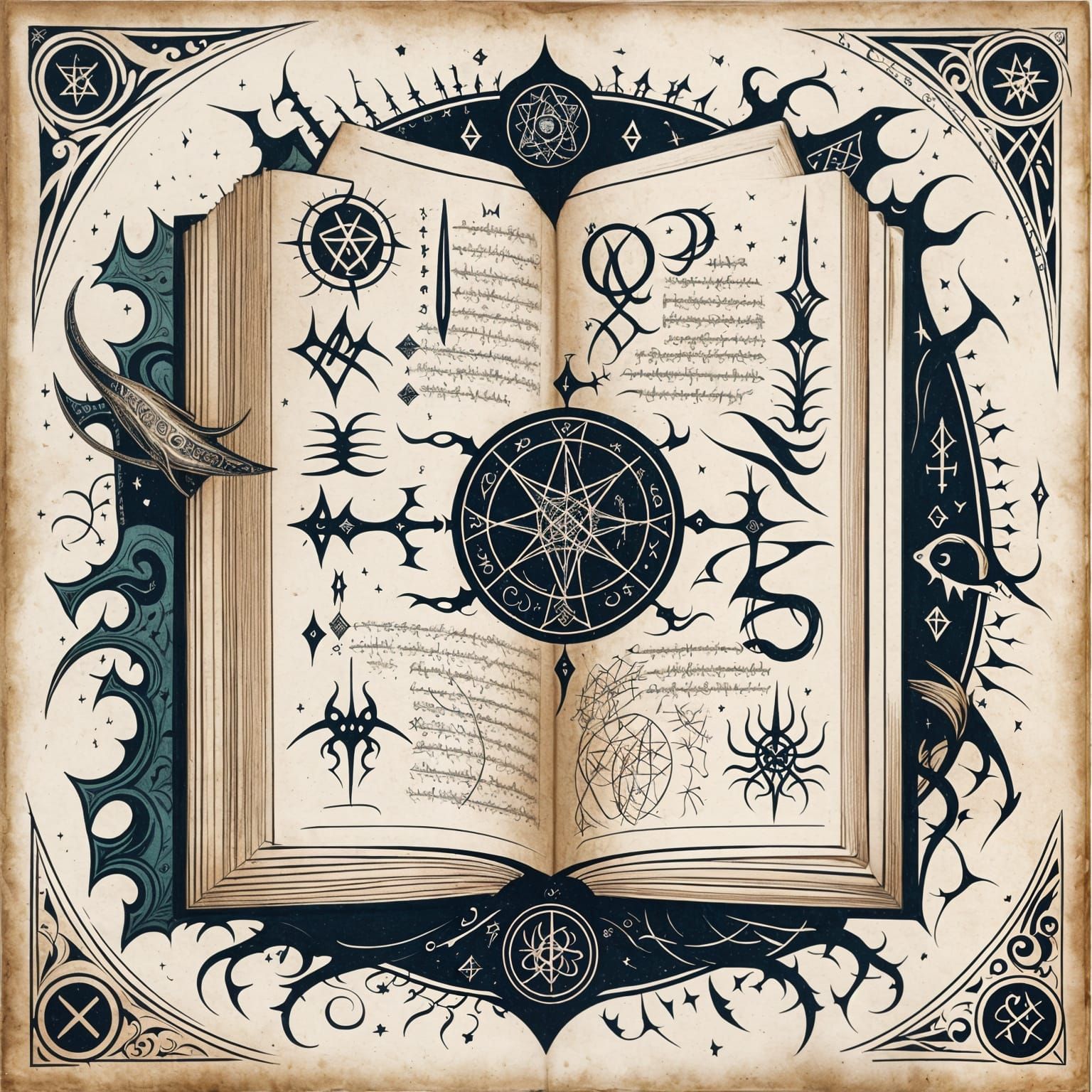 Cursed Necronomicon: Ancient Eldritch Knowledge