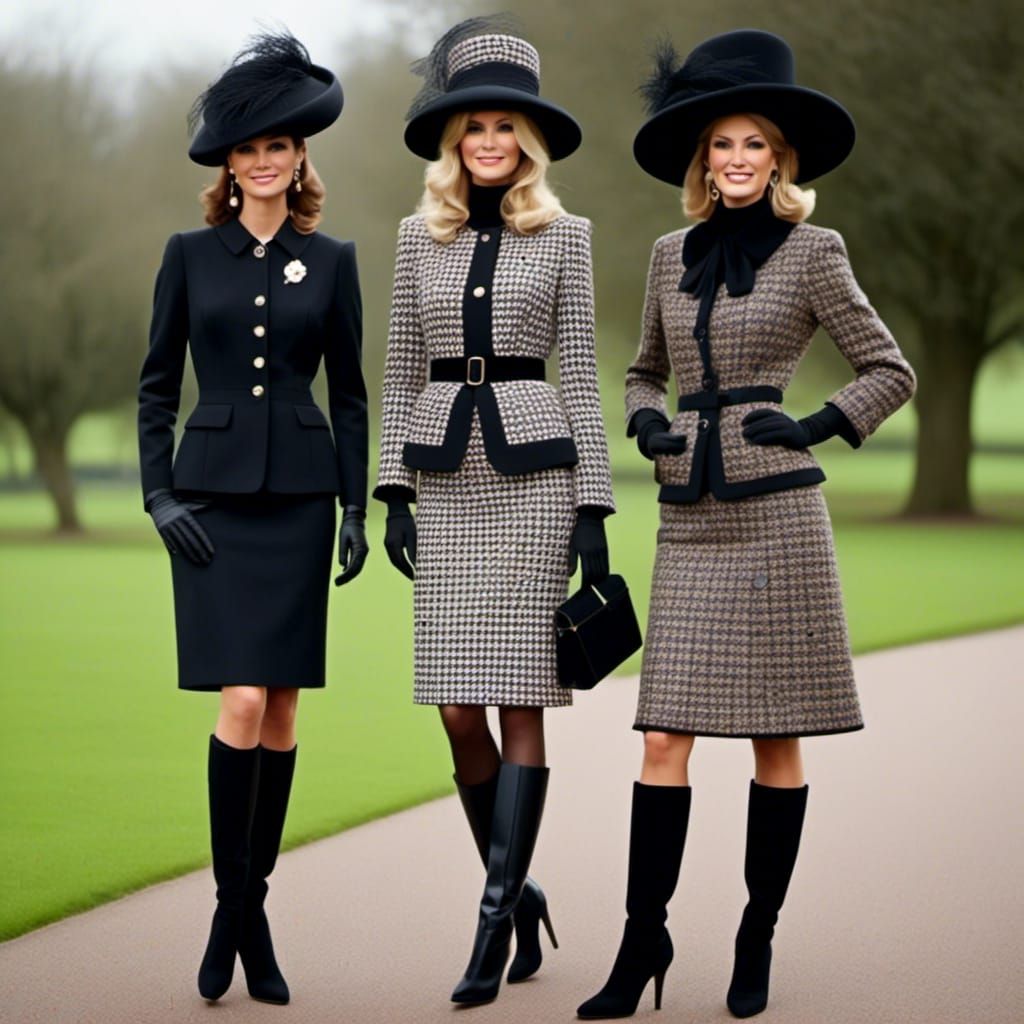 1960s Mod Fashion: Businesswomen in Vintage Suits