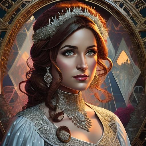 Wedding Organizer in Comic Book Art Style