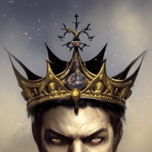 Sinister King's Crown, Digital Fantasy Art