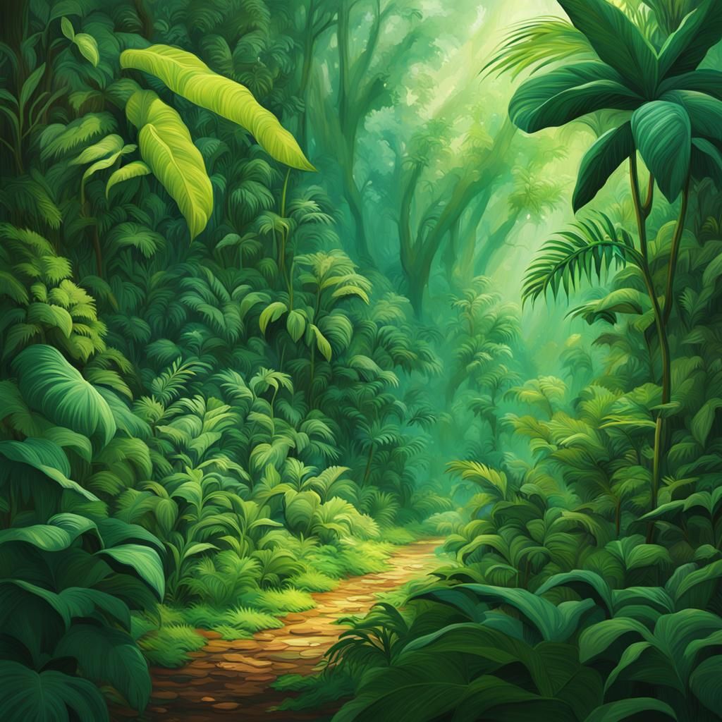 Green rainforest