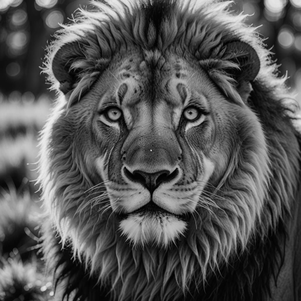 Beautiful lion