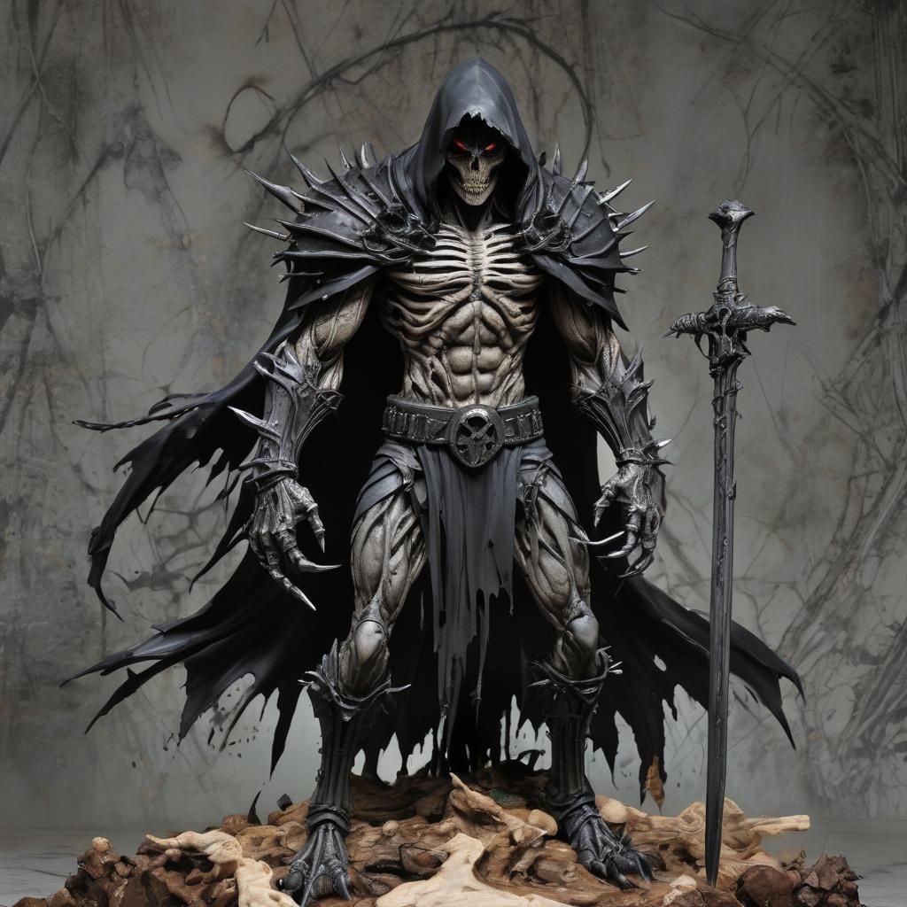 Grimdark Comic Book Illustration