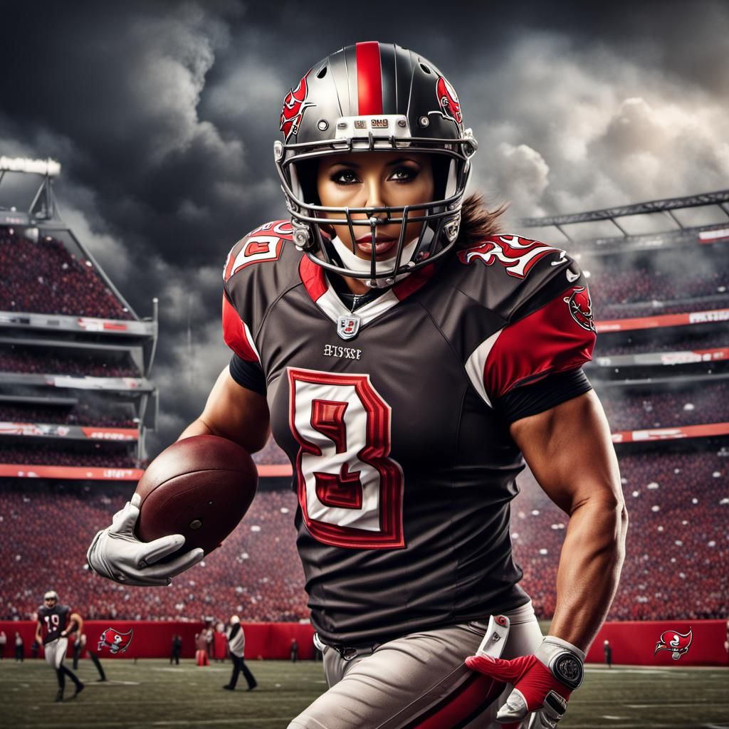 Eva Longoria Scores Touchdown in Buccaneers Gear