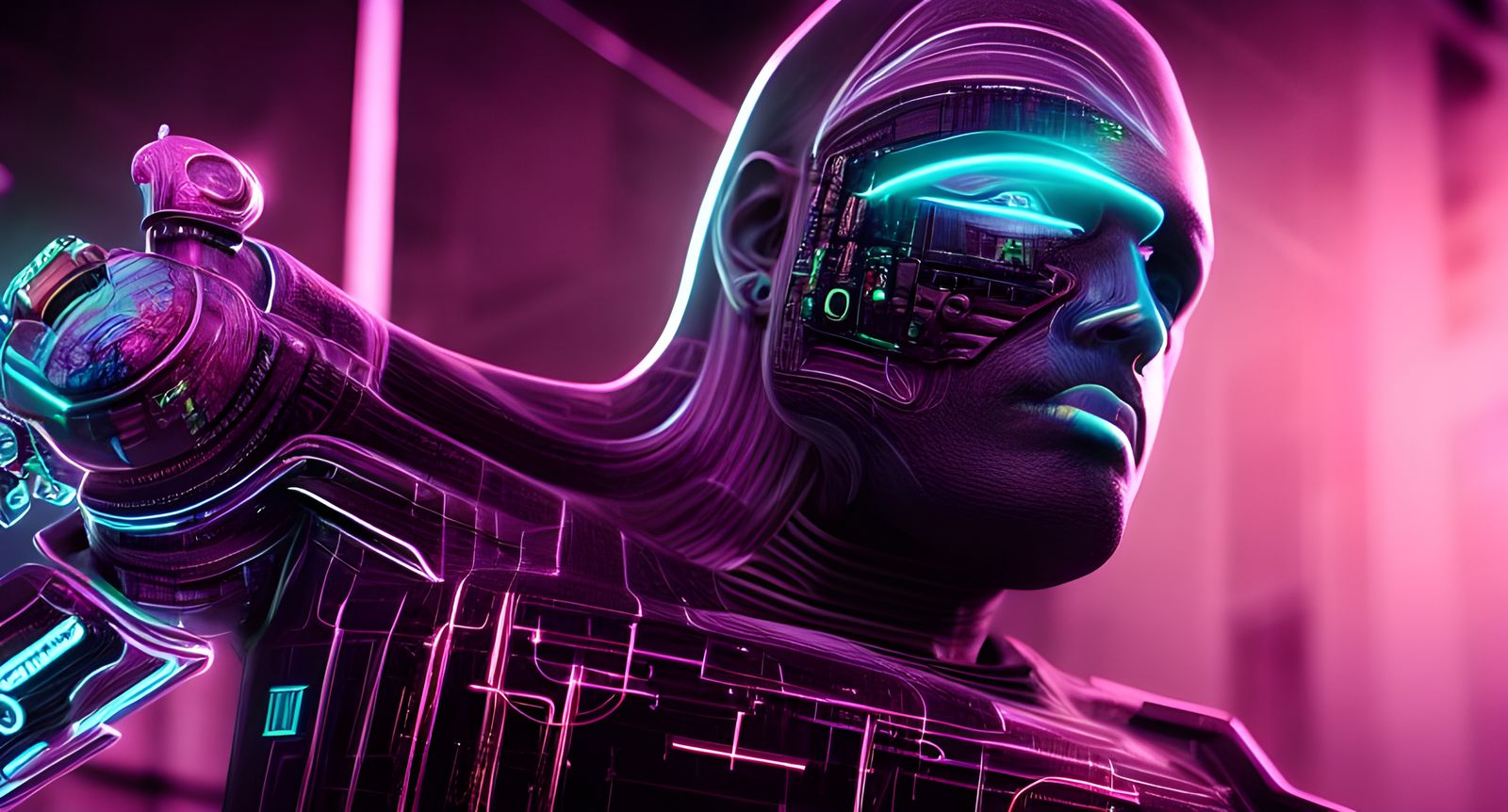 Cyberpunk Soul: Out of Body Experience in High Detail