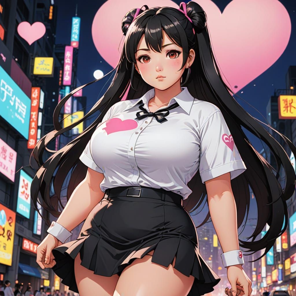 Gorgeous Anime Supermodel with Heart