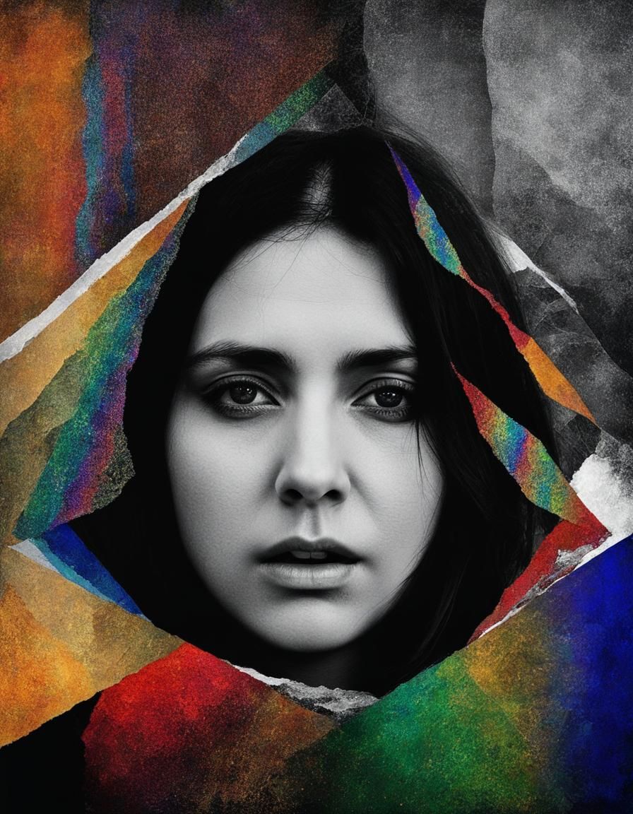 Spectrographic Self-Portrait in Fractured Triadic Style