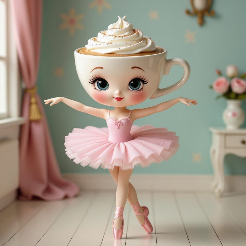 Ballerina Cappuccina: A Surreal Character Design