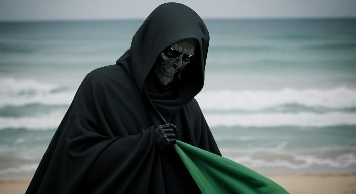 The Grim Reaper at the Beach: Professional Photography