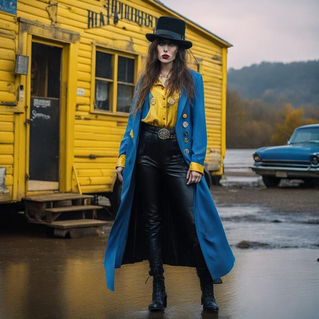 Lively Hillbilly Rock and Roll Music Bar Scene