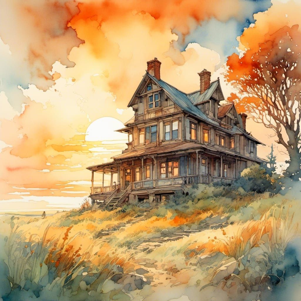 Casa de campo grande