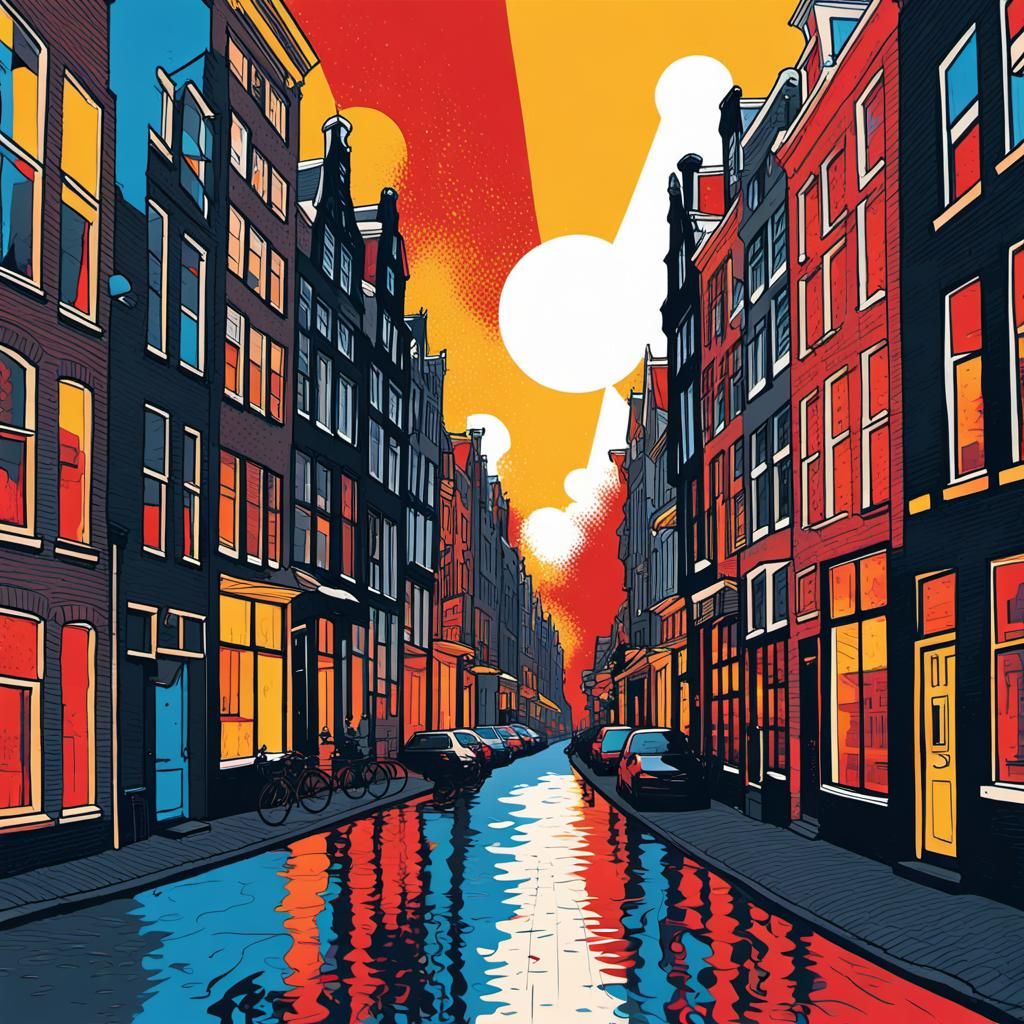The Kalverstraat in Amsterdam