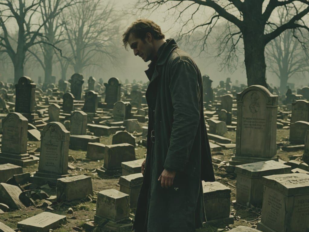 Soul in Despair: A Haunting Portrait of Mental Struggle