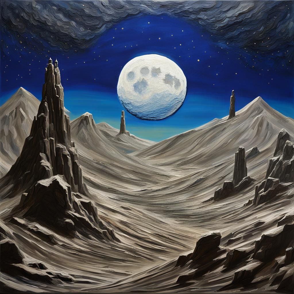 Mystical Apollo Space Mission as Romantic Art