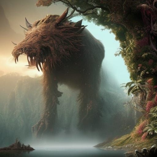 Beautiful Creature in Epic Cinematic Digital Painting