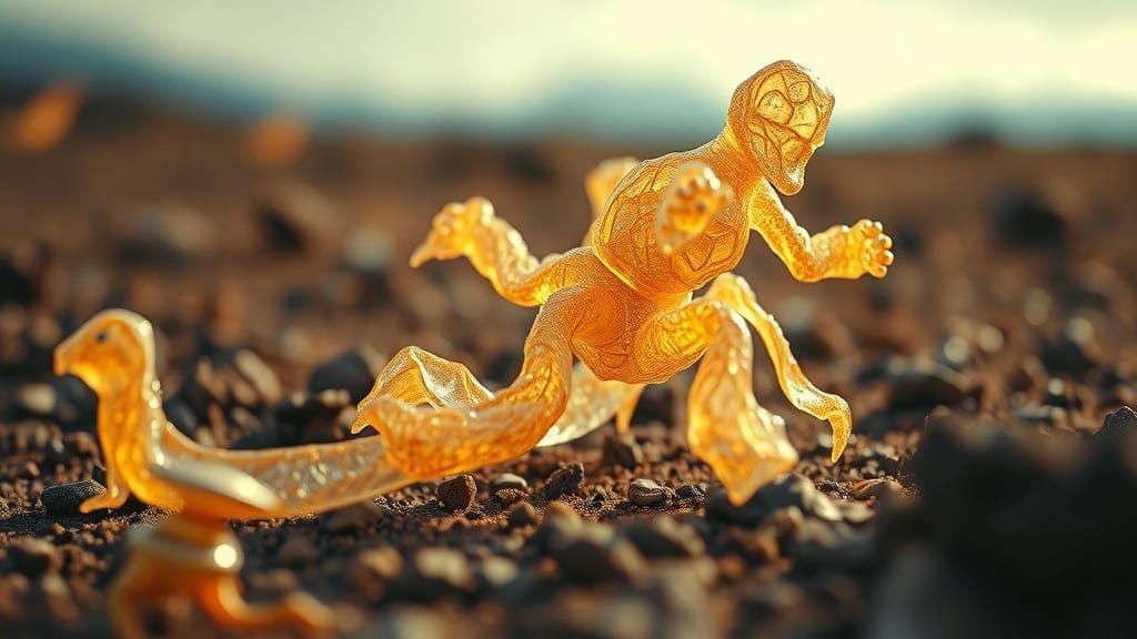 Hyper Realistic Abstract SFCI Scene with Organic Details