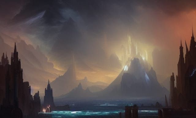 Lost City of Atlantis: Digital Concept Art