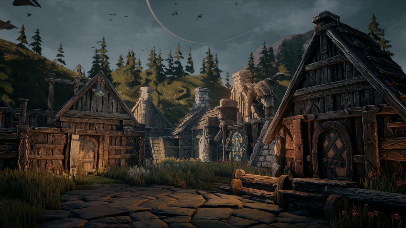 Faerûn Village of Shadowdale: 3D Game Cinematic