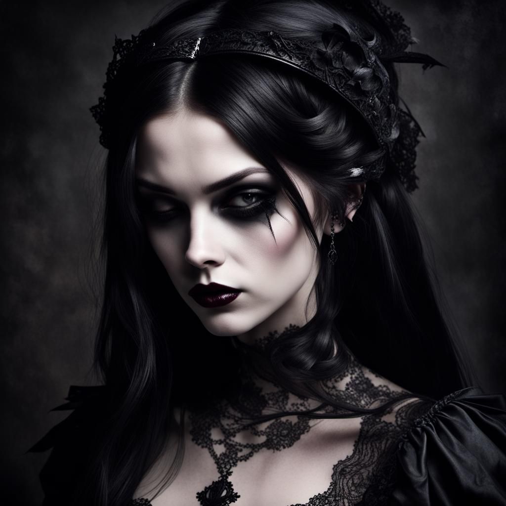 Dark Gothic Amorous Portrait