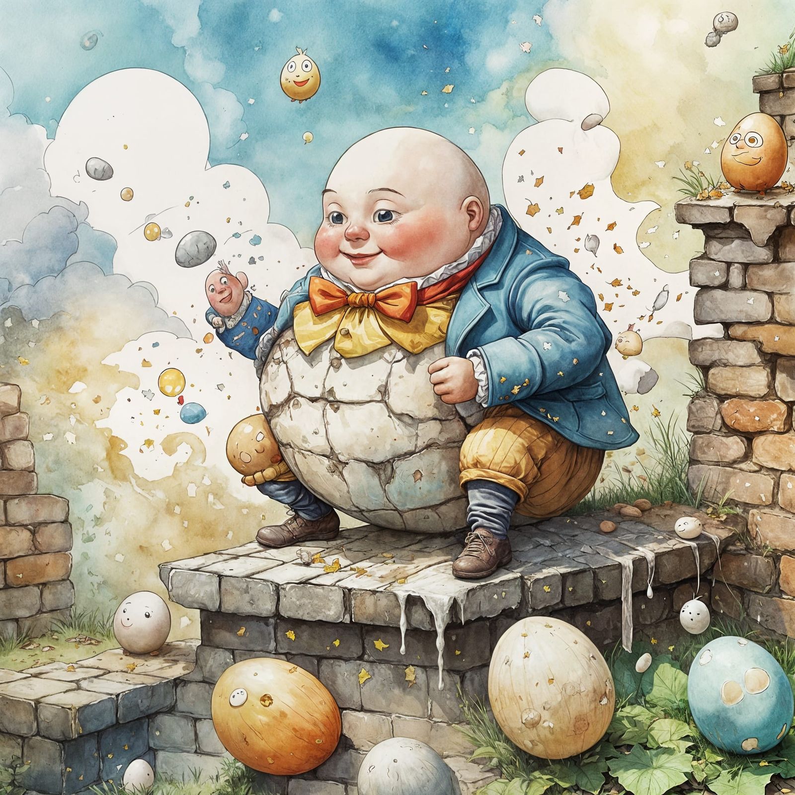 Humpty Dumpty's Great Fall from the Wall