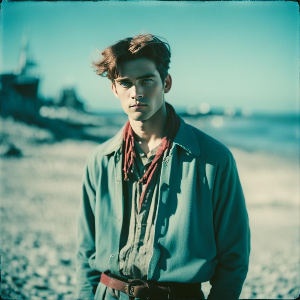 Jim Hawkins Portrait in Analogue Film Style