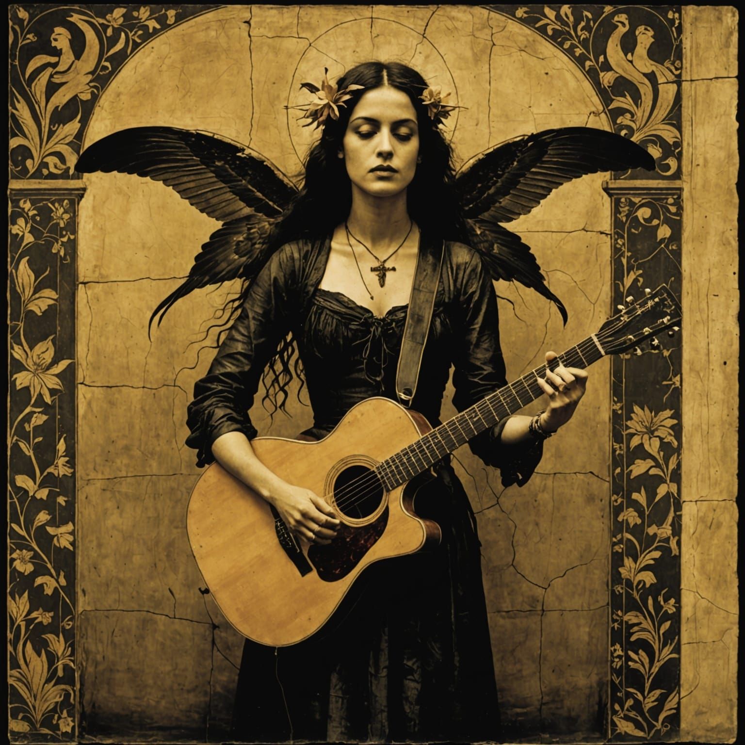 Surrealist Surfer in a Dreamlike State