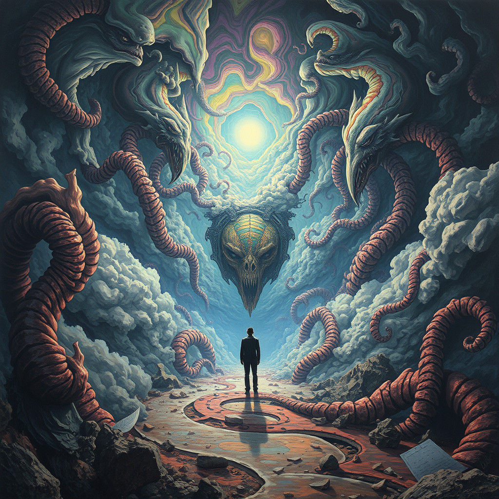 Surreal Biomechanical Nightmare in a Realm of Chaos