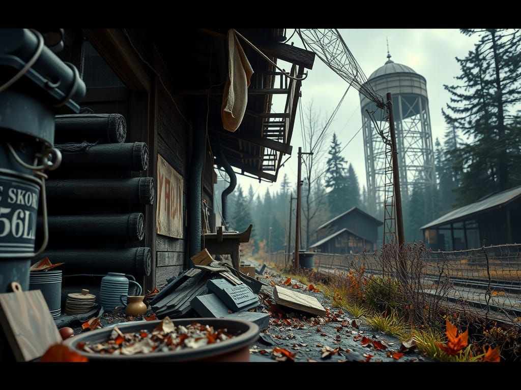 Hyperrealistic Outdoor Scene in Cinematic Style