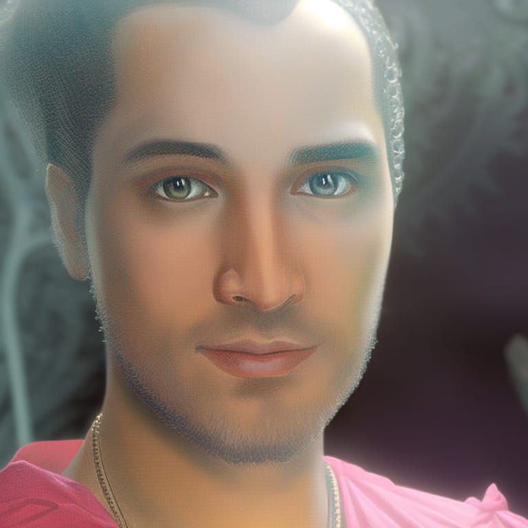 Classic Medieval Portrait Generated by AI