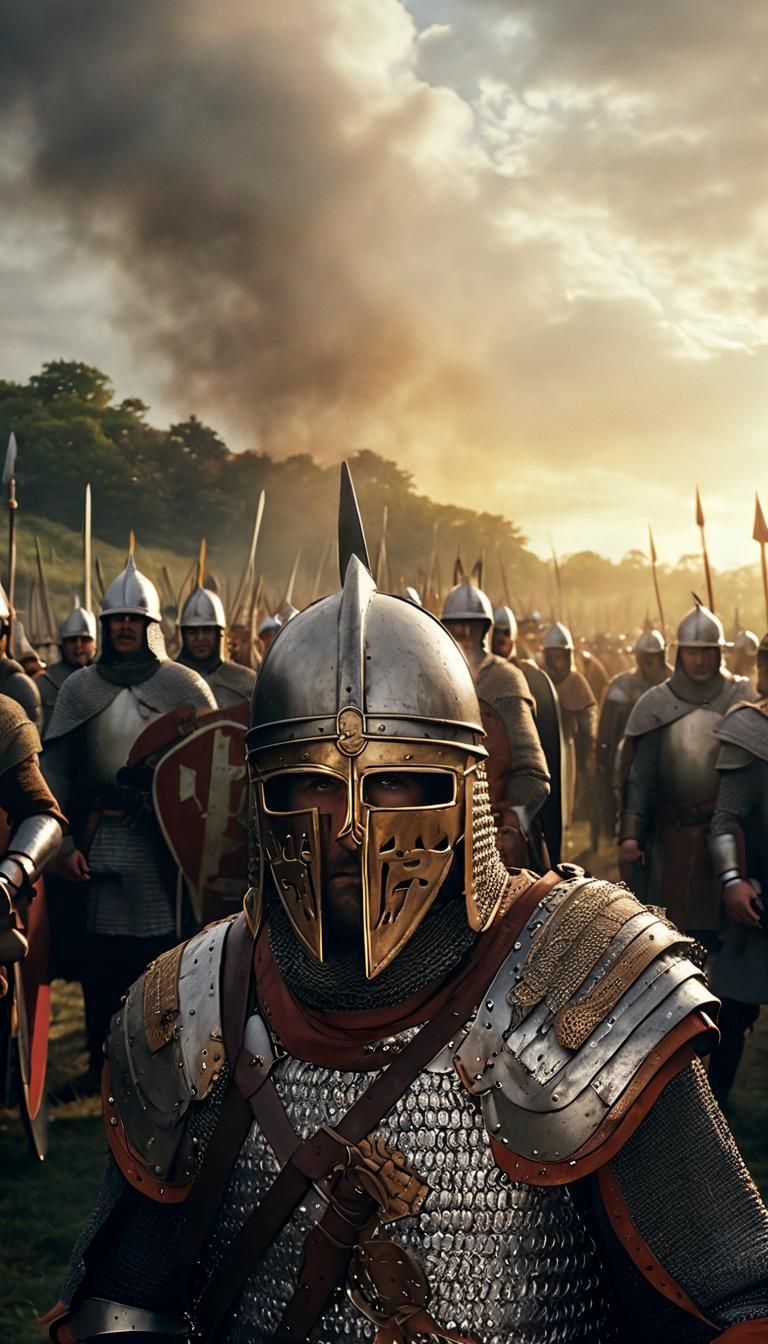 Anglo-Saxon and Norman Soldiers' Uniforms in Battle