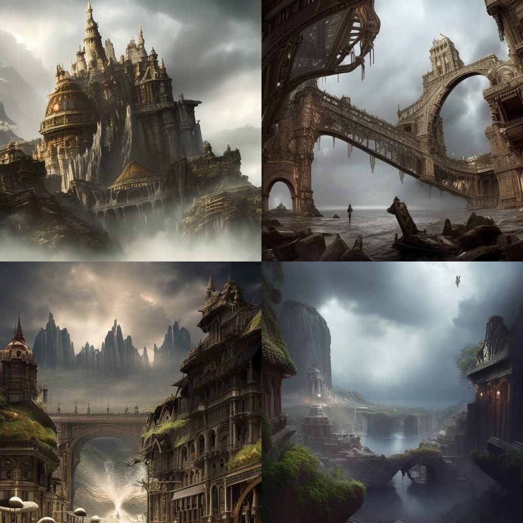 Dramatic Distortion in Digital Matte Painting