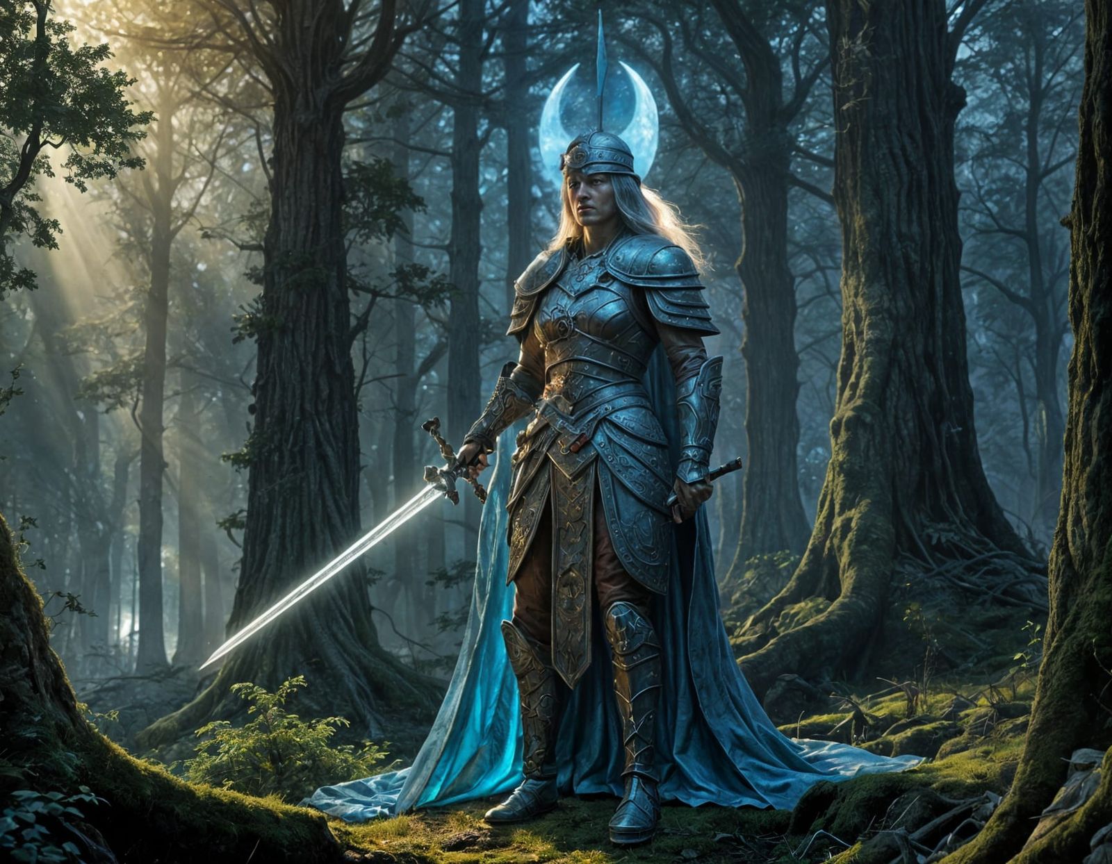 Badass D&D Character in Fantasycore Art